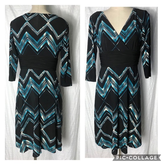 EVAN-PICONE stretchy patterned dress 8 - Picture 2 of 7
